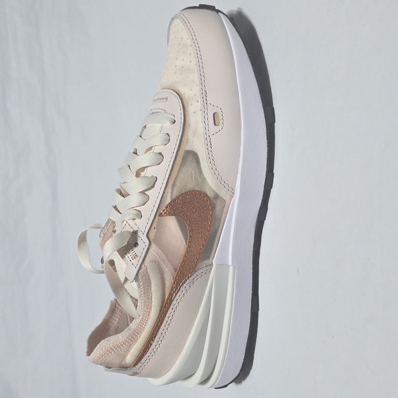 Nike Waffle One Essential Women's Sneakers - Light Soft Pink and Copper - Picture 2 of 5